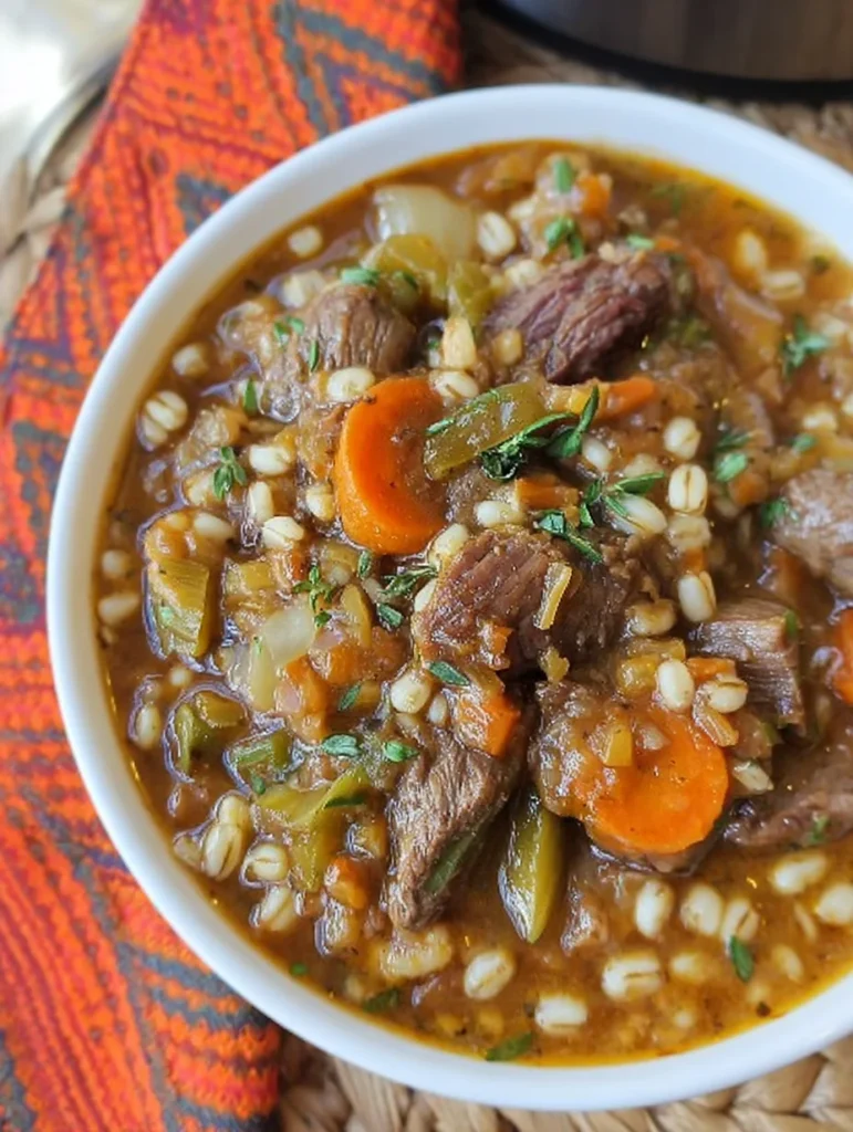 Beef and Barley Soup