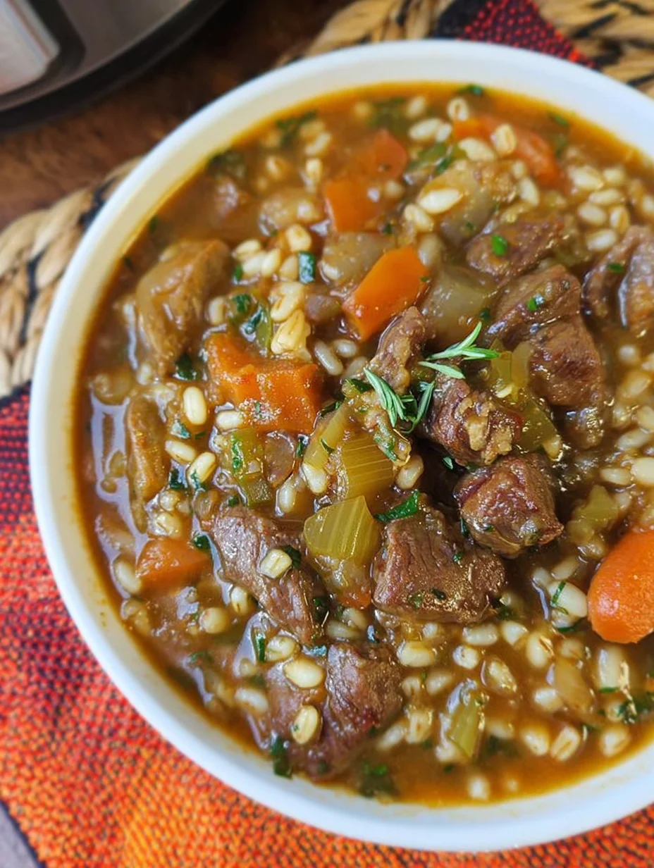 Beef and Barley Soup