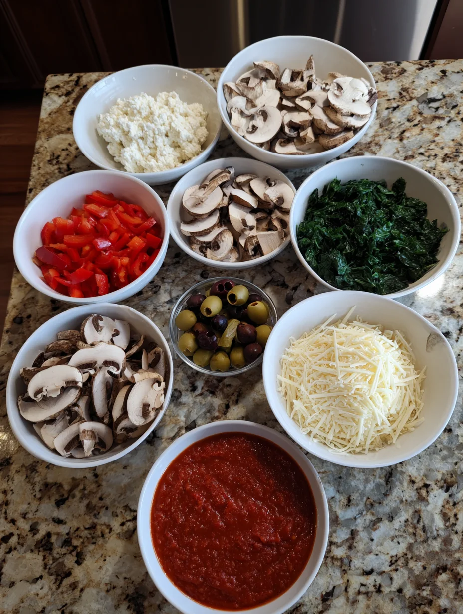 Cottage Cheese Pizza Bowl