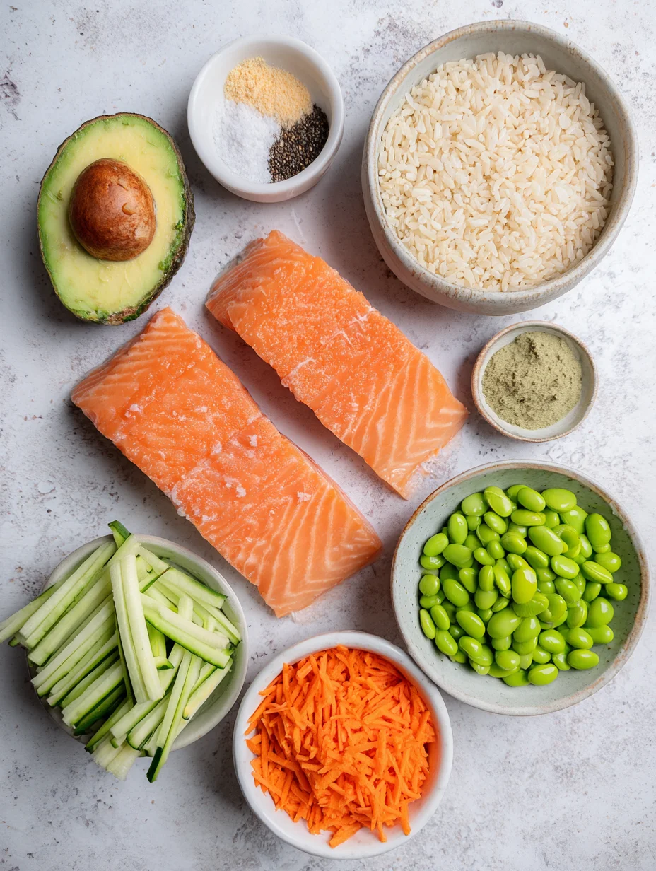 Crispy Salmon and Rice Bowl