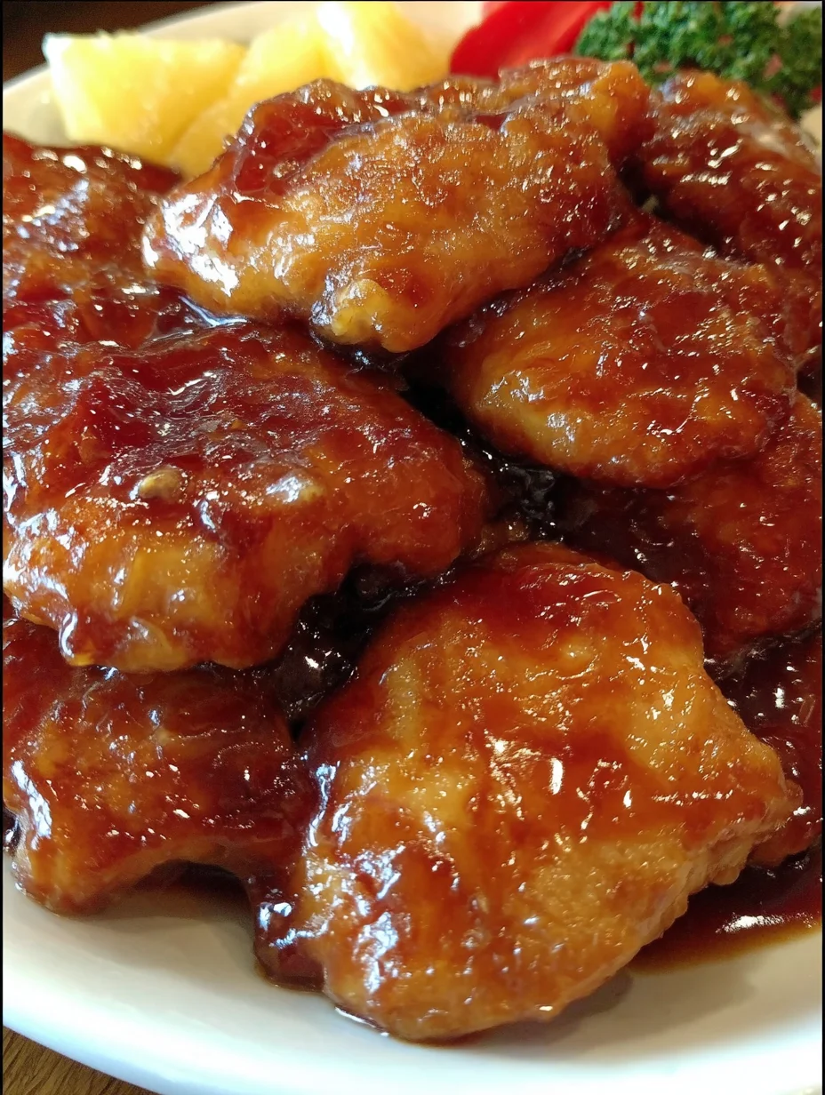 Sweet Hawaiian Crock Pot Chicken