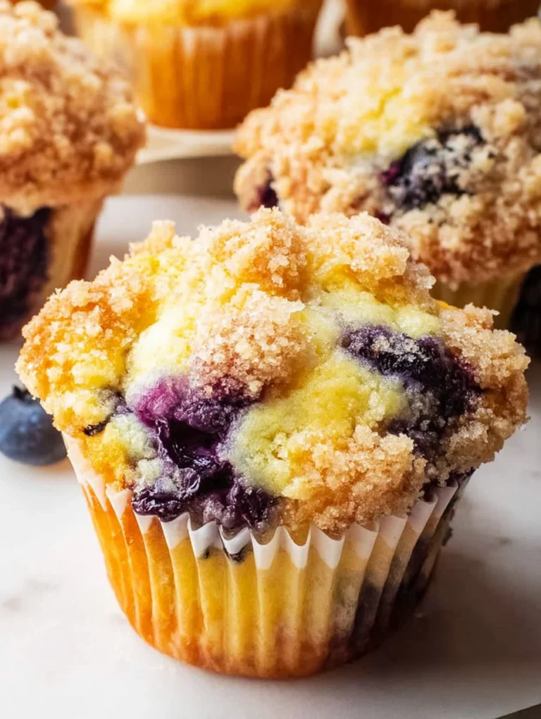 Ultimate Moist & Flavourful Blueberry Muffins