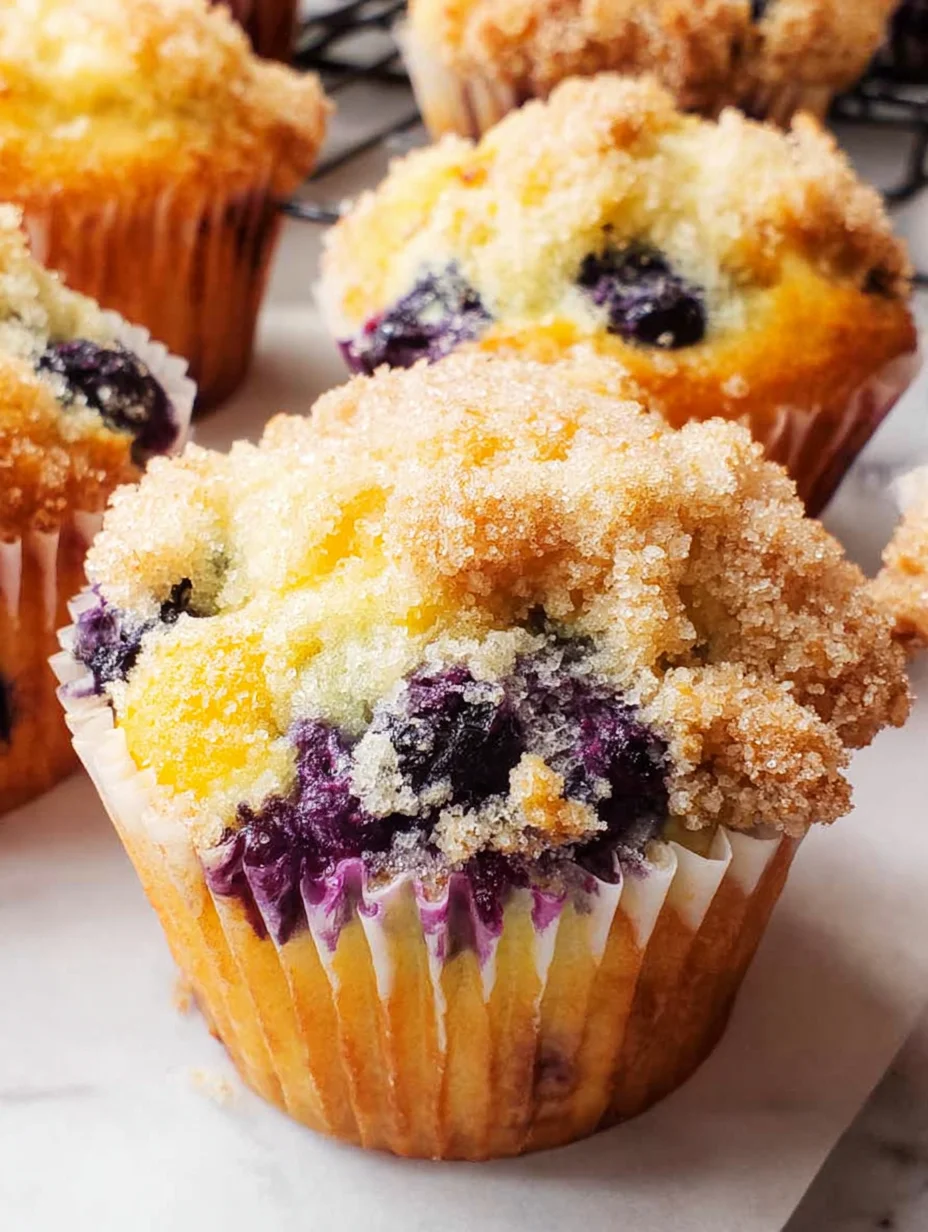 Ultimate Moist & Flavourful Blueberry Muffins