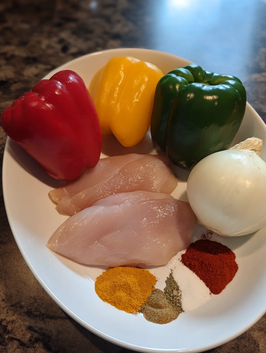 Air Fryer Chicken Fajitas