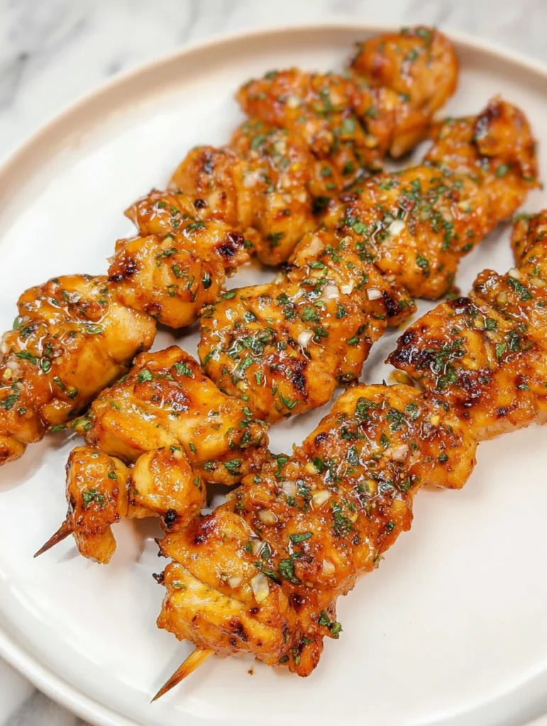 Air Fryer Chicken Skewers