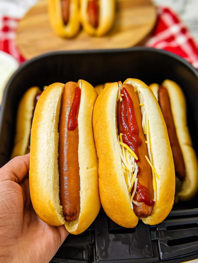 Air Fryer Hot Dogs