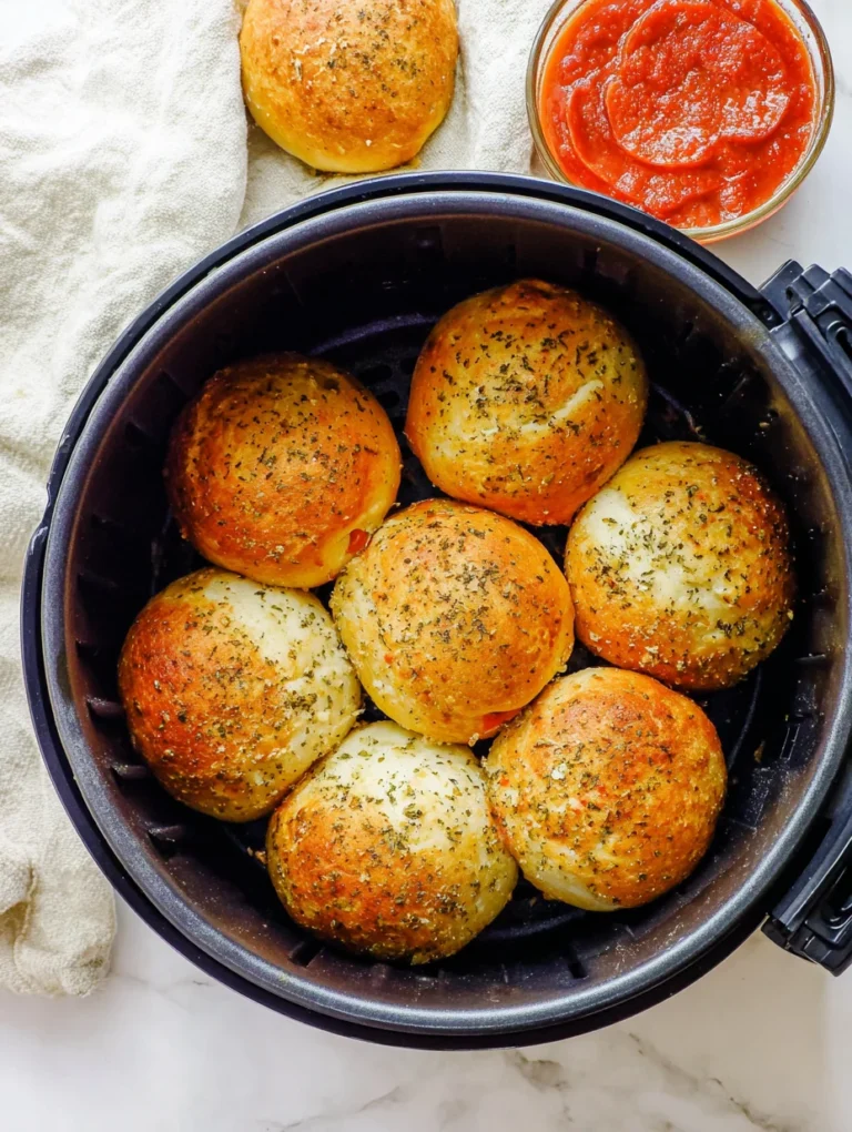 Air Fryer Pizza Bombs