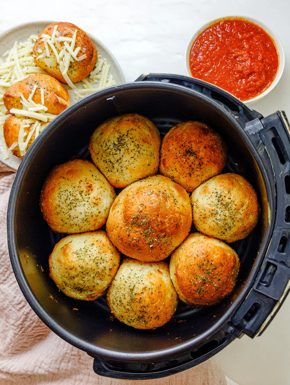 Air Fryer Pizza Bombs