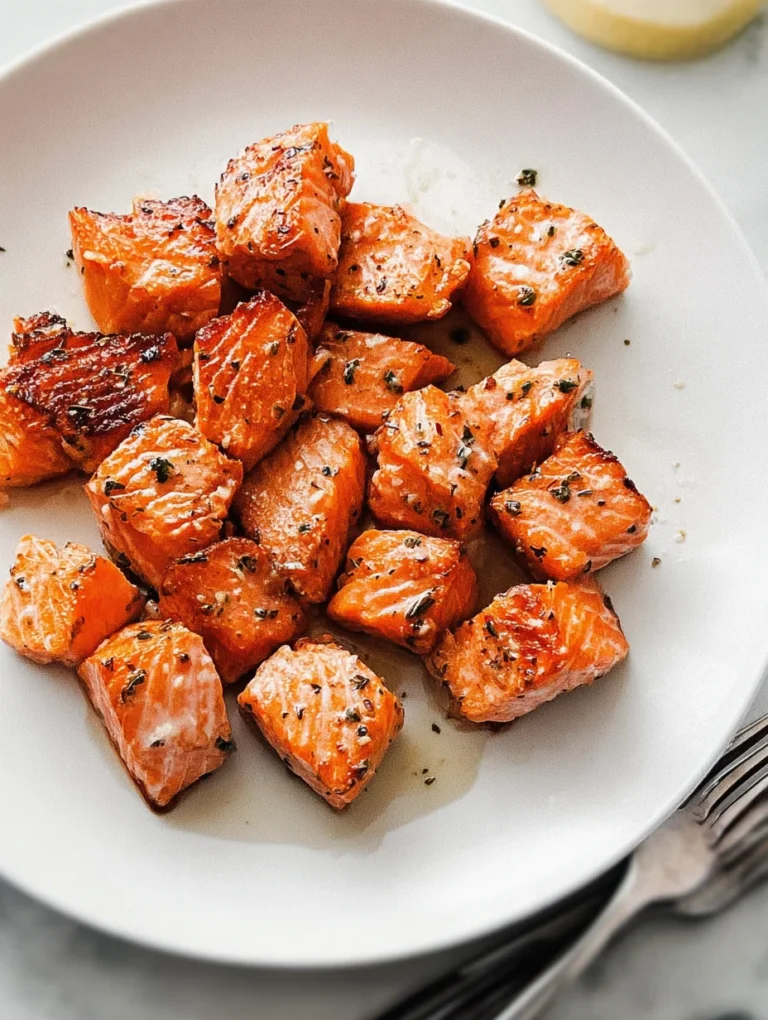 Air Fryer Salmon Bites