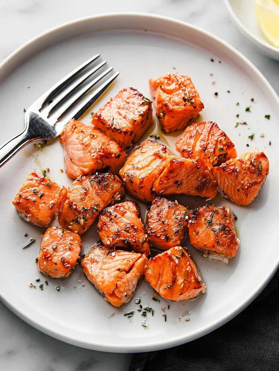 Air Fryer Salmon Bites