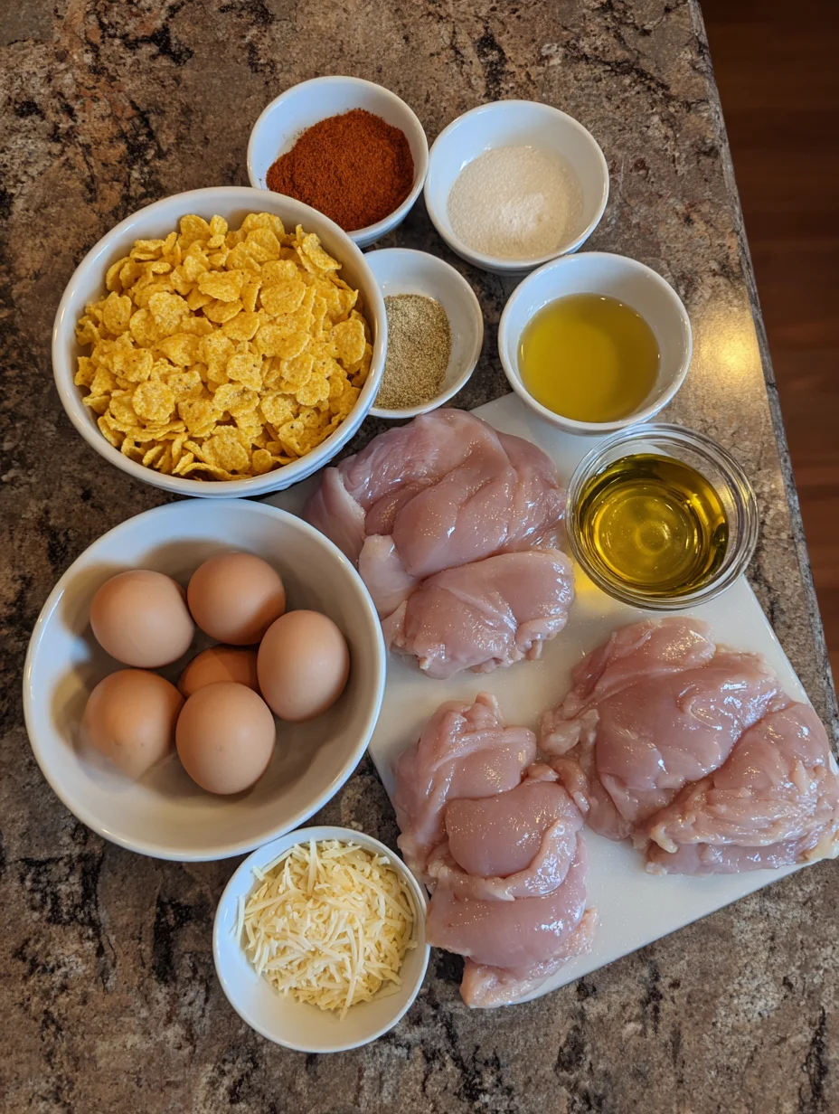Baked Crunchy Hot Honey Chicken