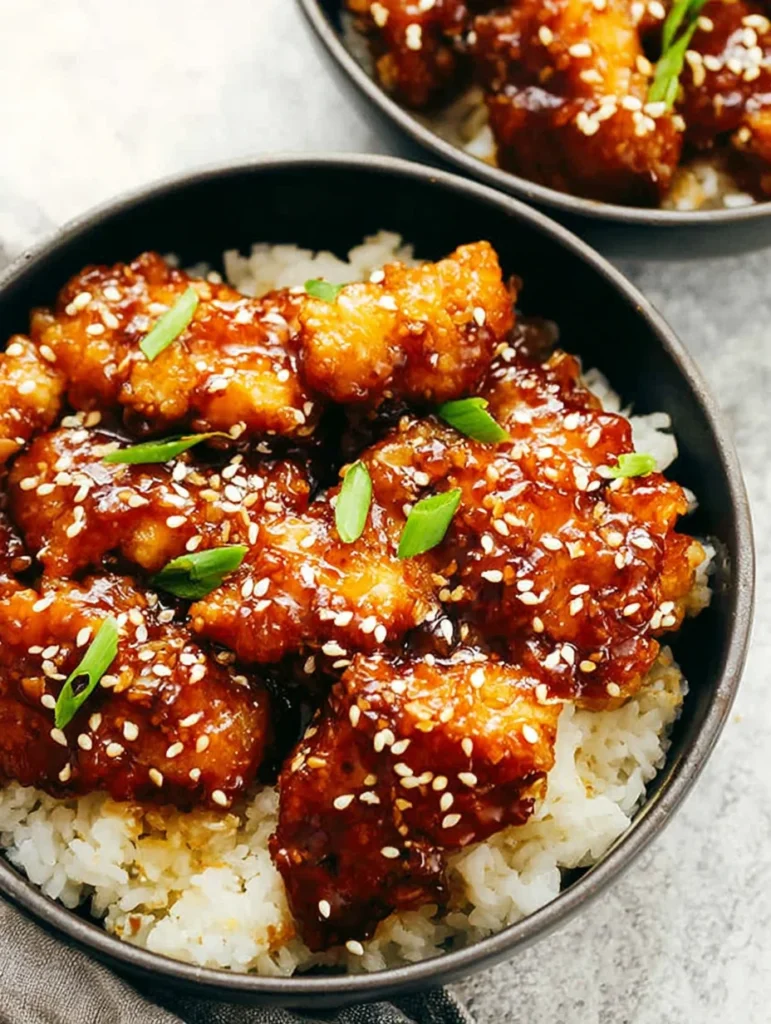 Baked Honey Sesame Chicken