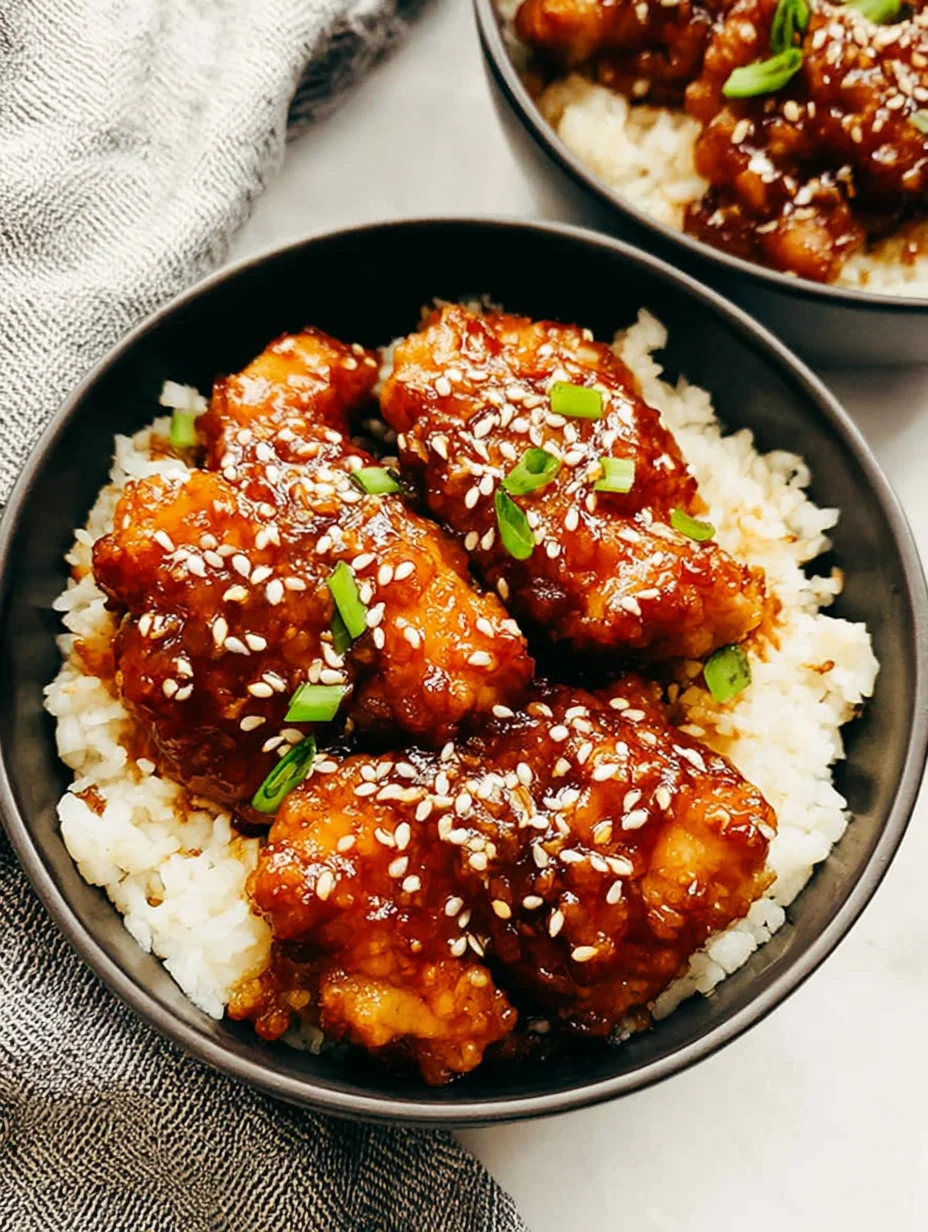 Baked Honey Sesame Chicken