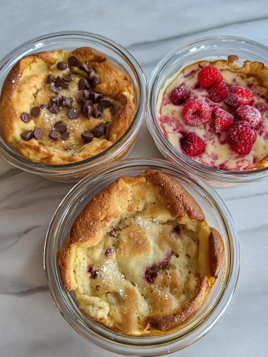 Baked Protein Pancake Bowls