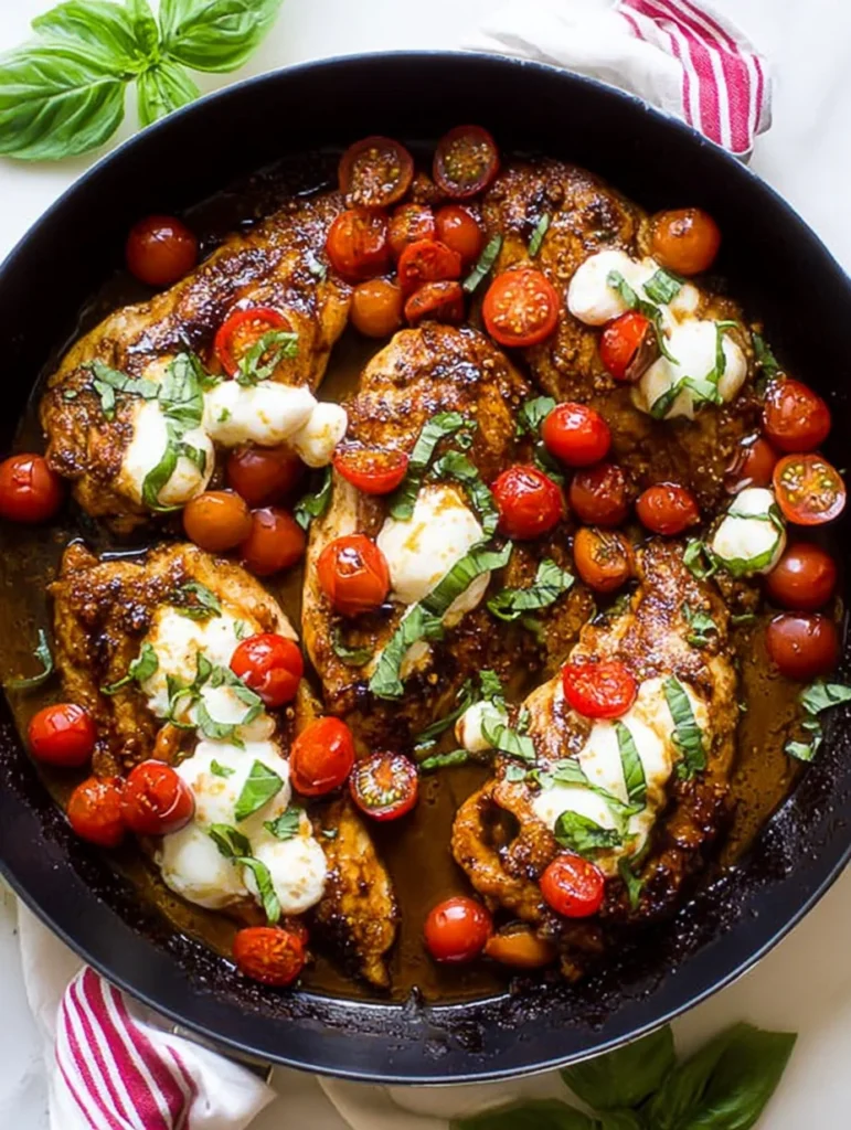 Balsamic Glazed One Pan Chicken