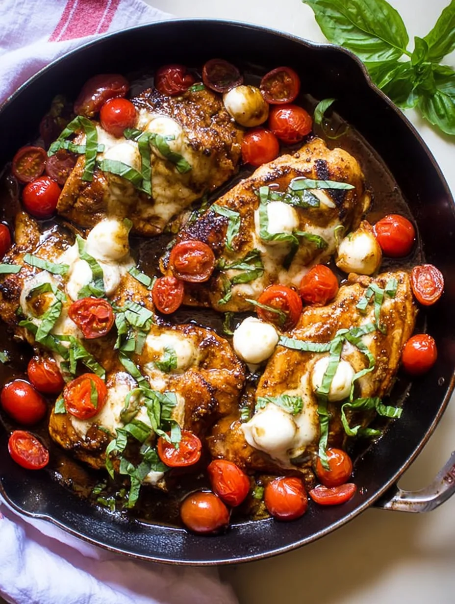 Balsamic Glazed One Pan Chicken