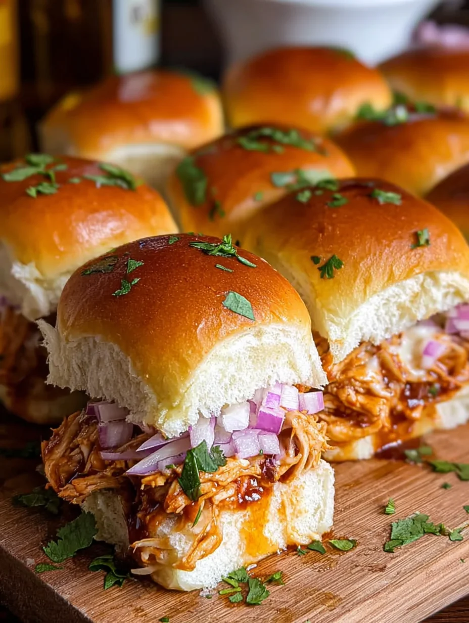 BBQ Chicken Sliders