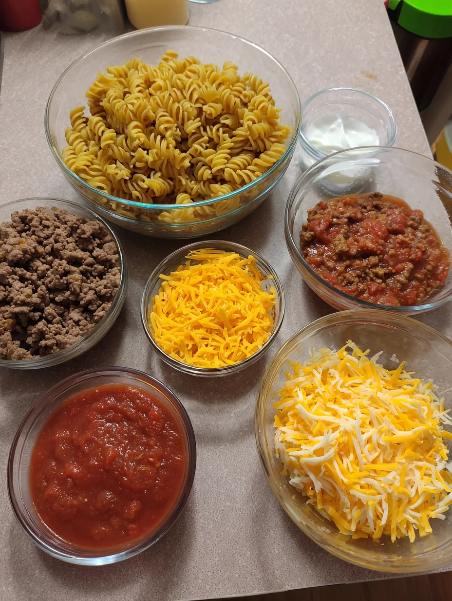 Cheesy Taco Pasta