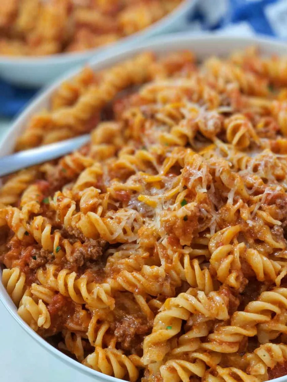 Cheesy Taco Pasta