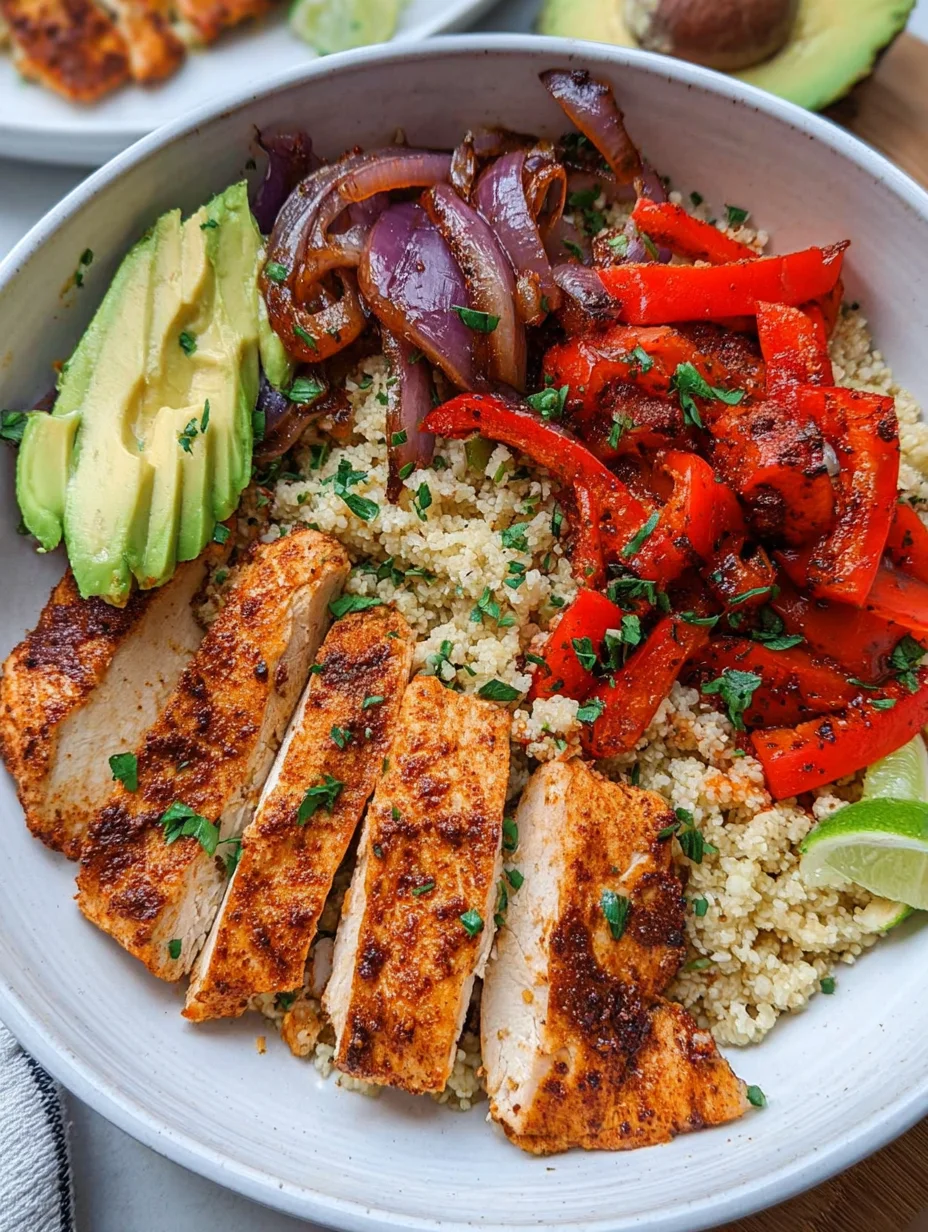 Chicken and Cauliflower Rice Bowls