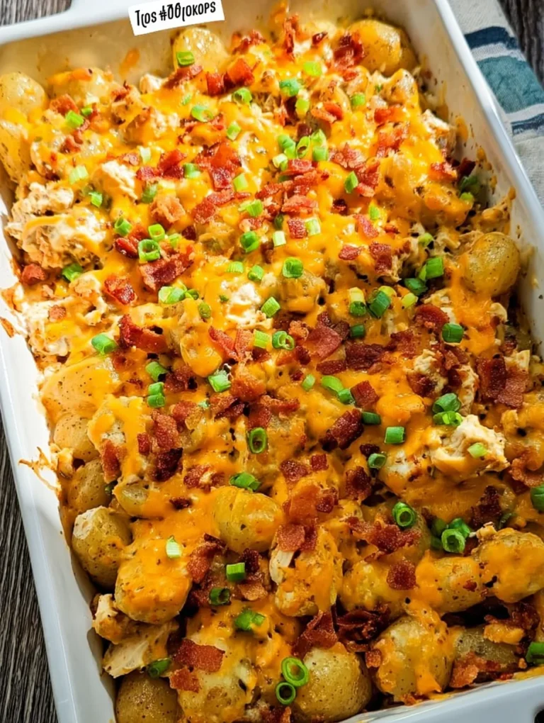 Chicken Bacon Ranch Casserole With Potatoes