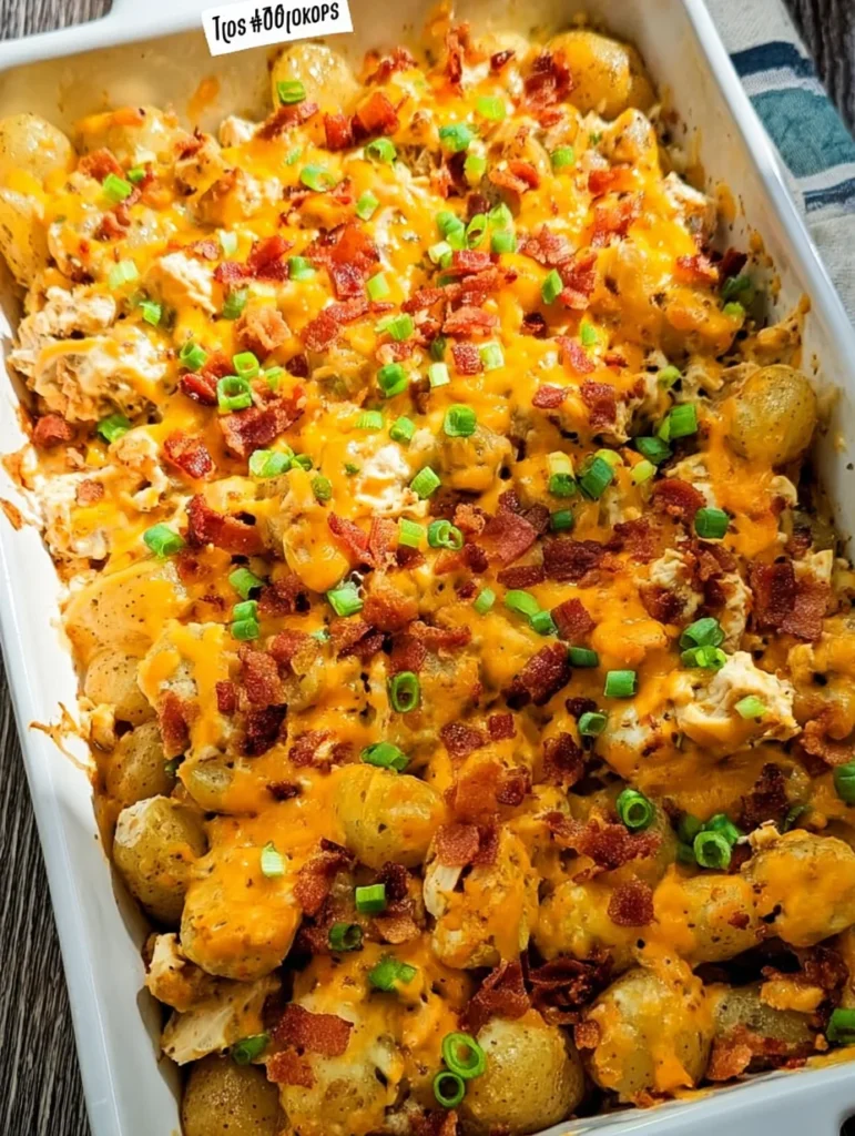 Chicken Bacon Ranch Casserole With Potatoes