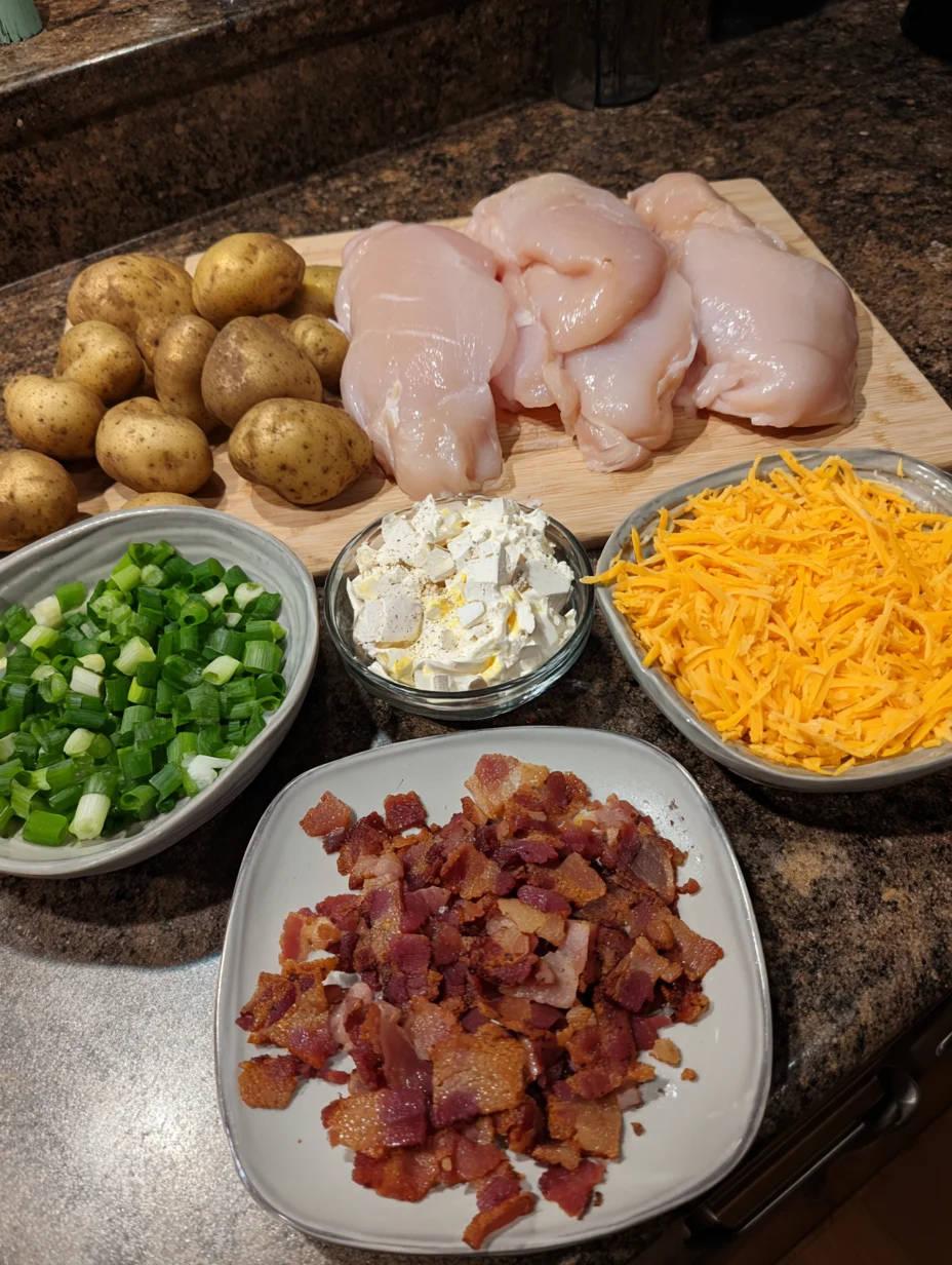 Chicken Bacon Ranch Casserole With Potatoes