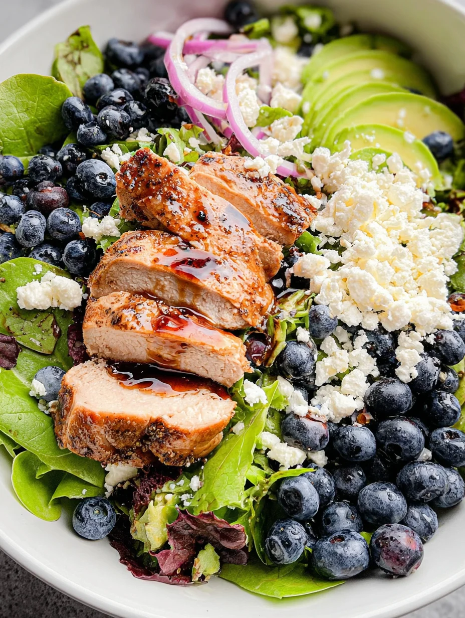 Chicken Blueberry Feta Salad