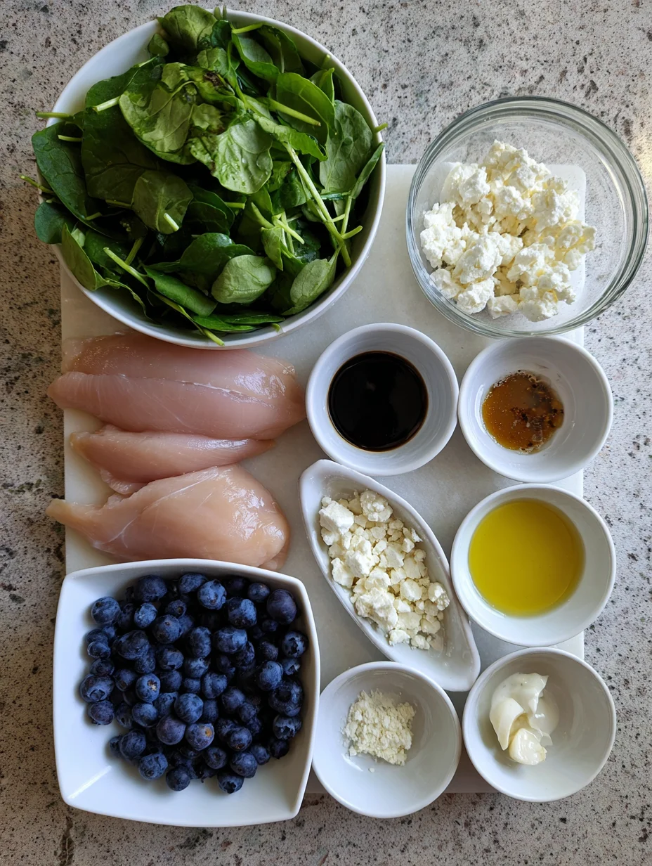 Chicken Blueberry Feta Salad