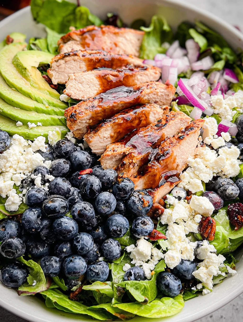 Chicken Blueberry Feta Salad