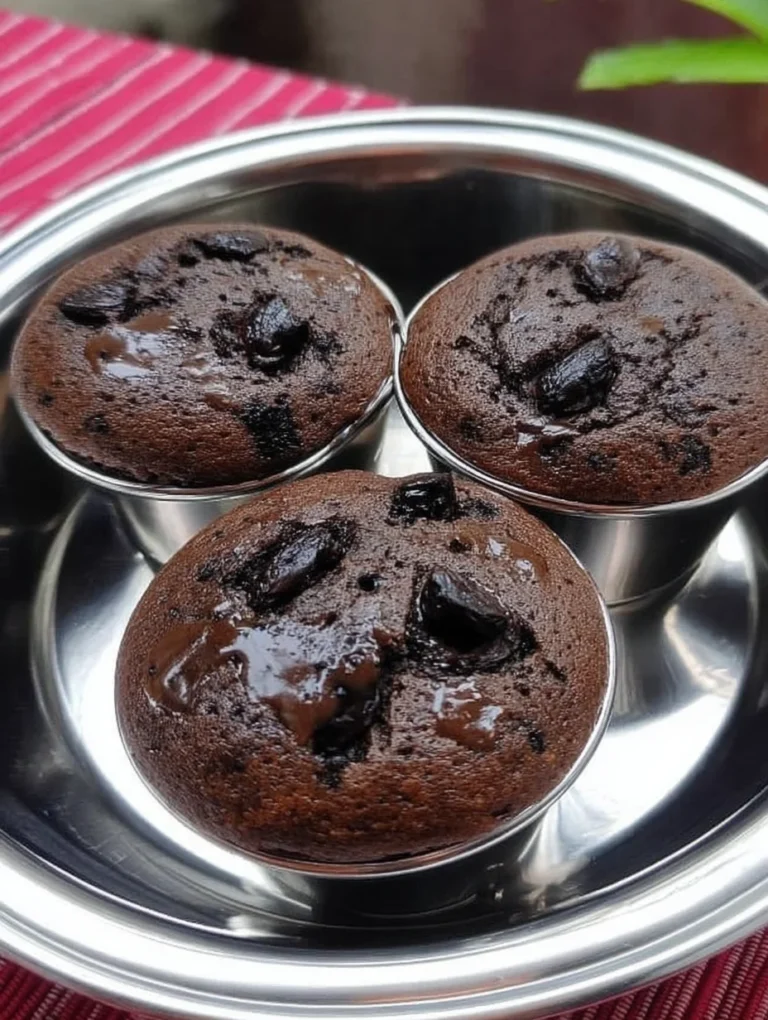 Chocolate Cup Cake in Katori