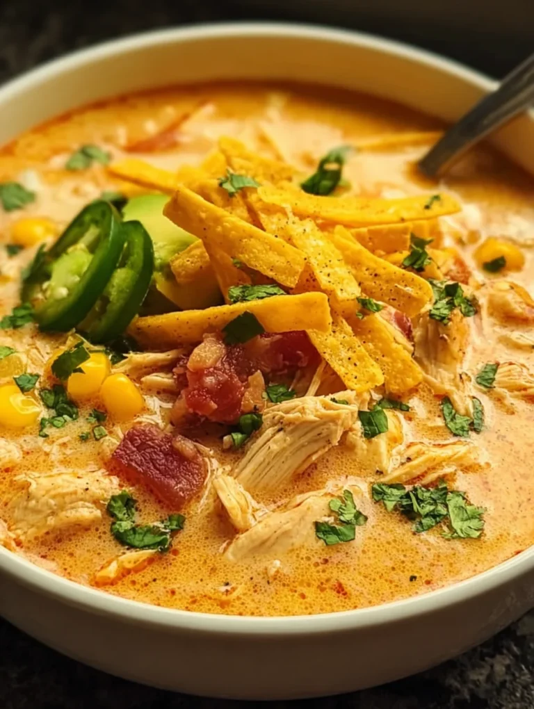 Creamy Chicken Tortilla Soup