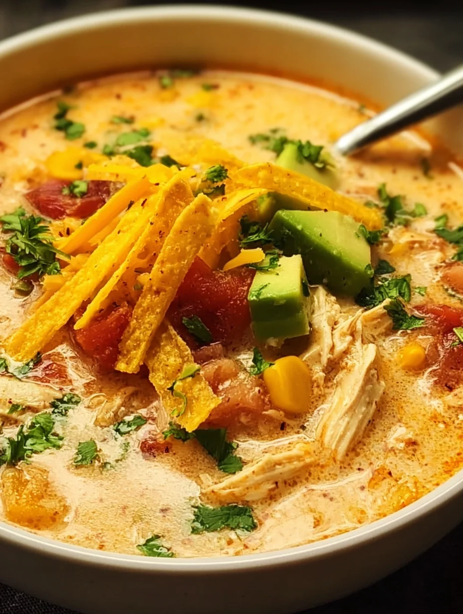 Creamy Chicken Tortilla Soup