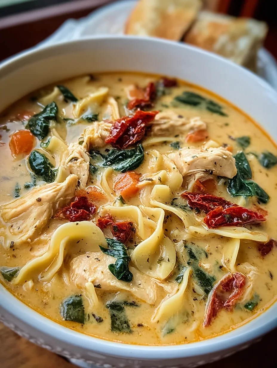 Creamy Marry Me Tuscan Chicken Soup