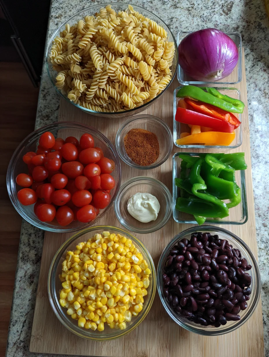 Creamy Ranch Taco Pasta Salad