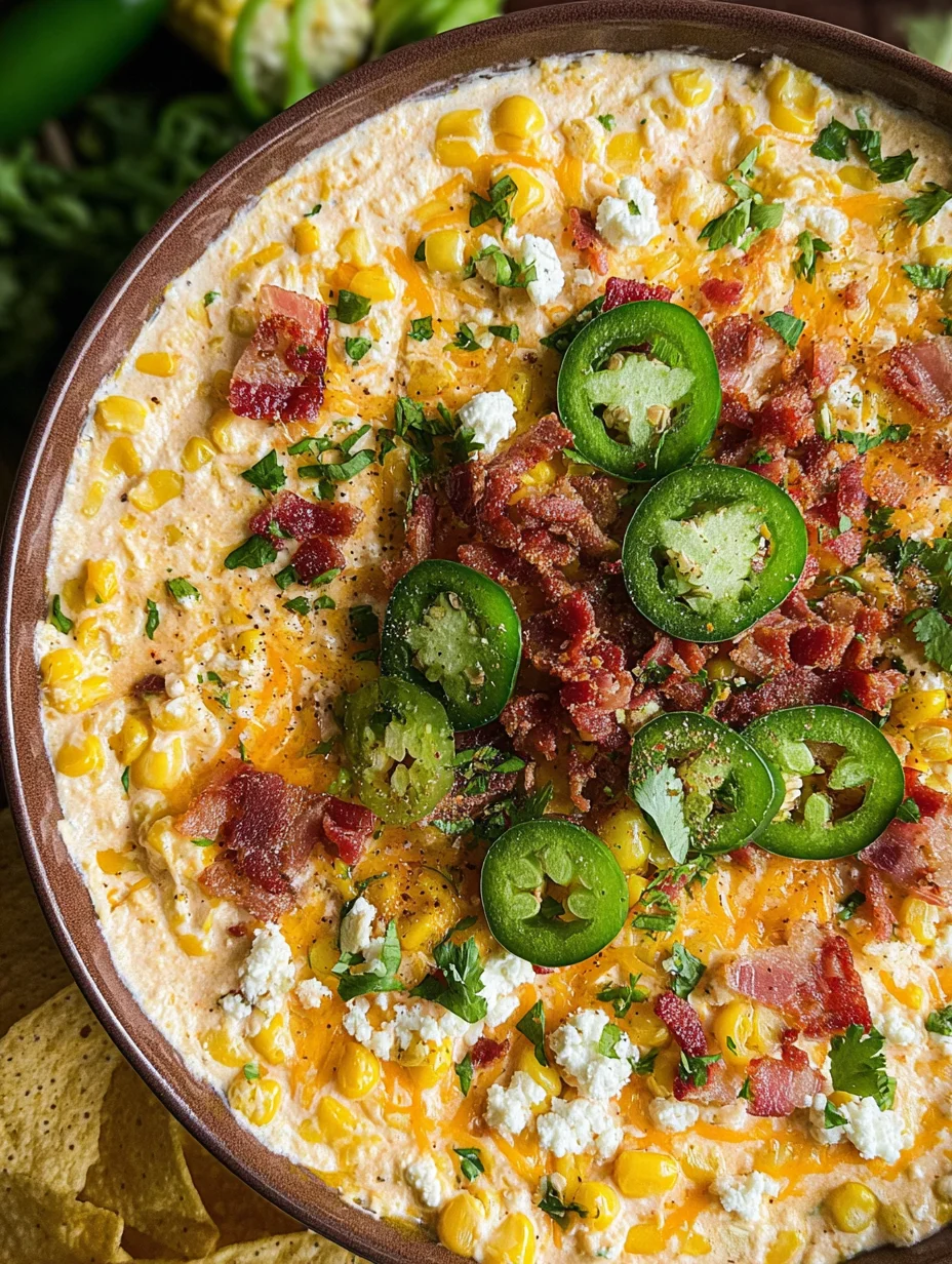 Crockpot Jalapeno Corn Dip