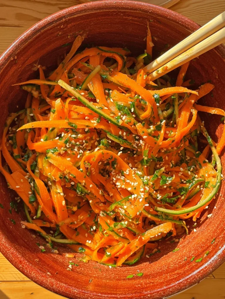 Cucumber Carrot Salad