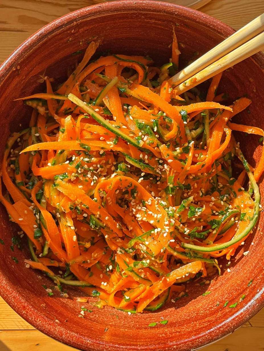 Cucumber Carrot Salad