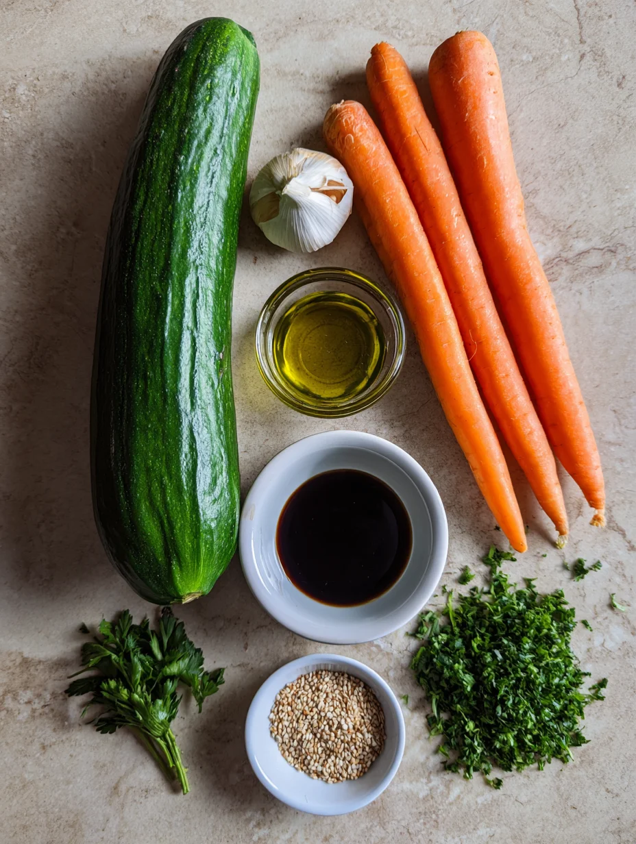 Cucumber Carrot Salad