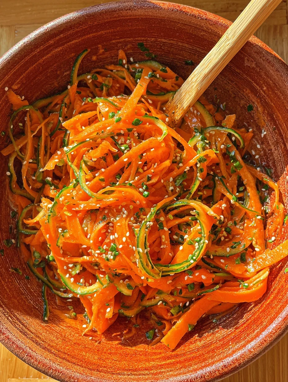 Cucumber Carrot Salad