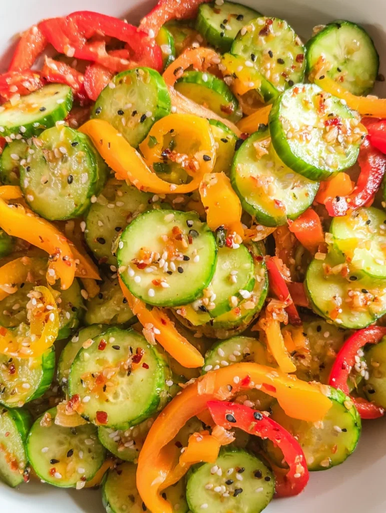 Cucumber & Pepper Salad