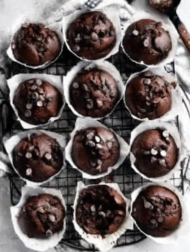 Double Chocolate Espresso Muffins