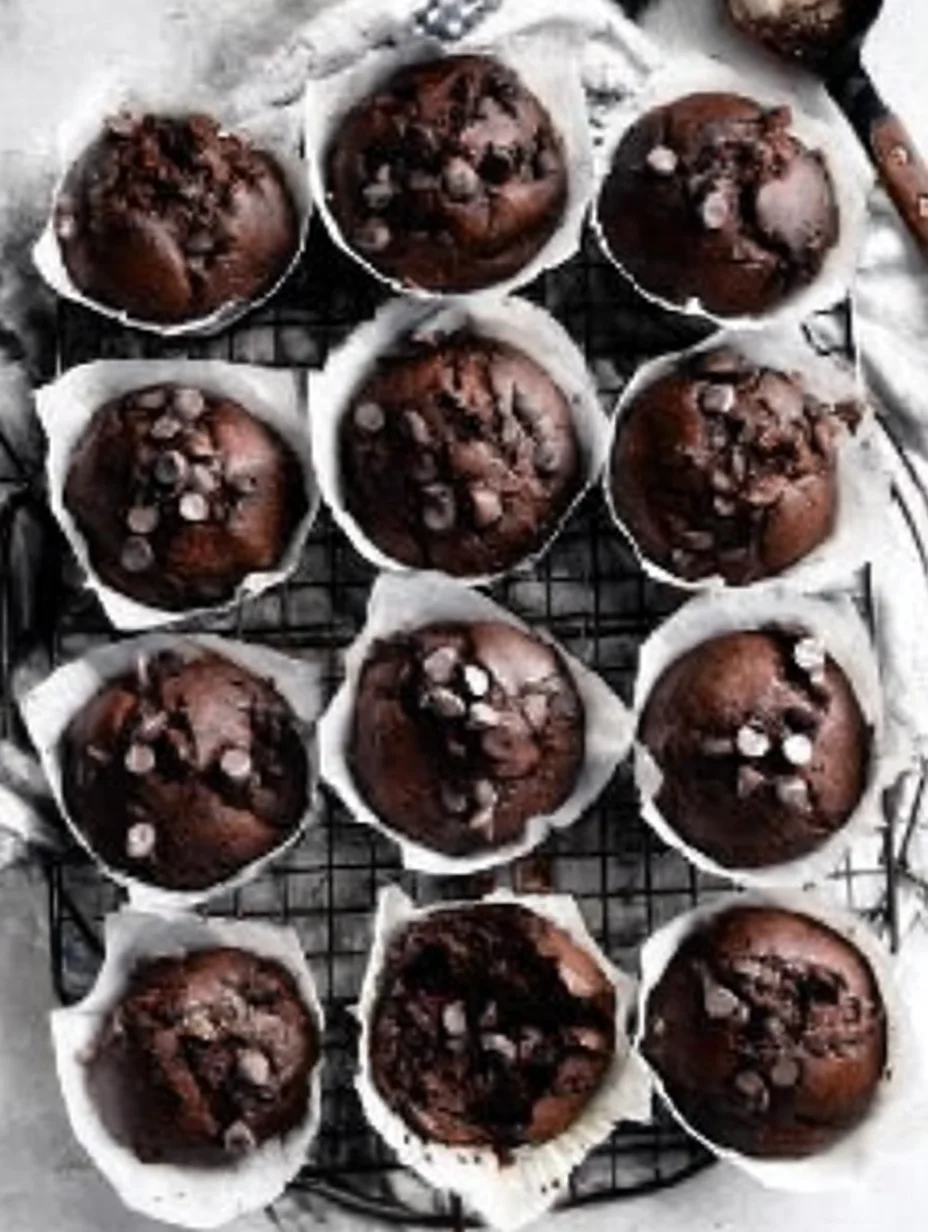 Double Chocolate Espresso Muffins