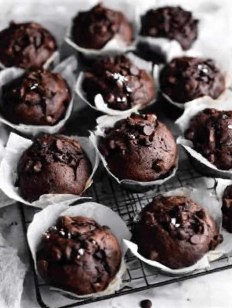 Double Chocolate Espresso Muffins
