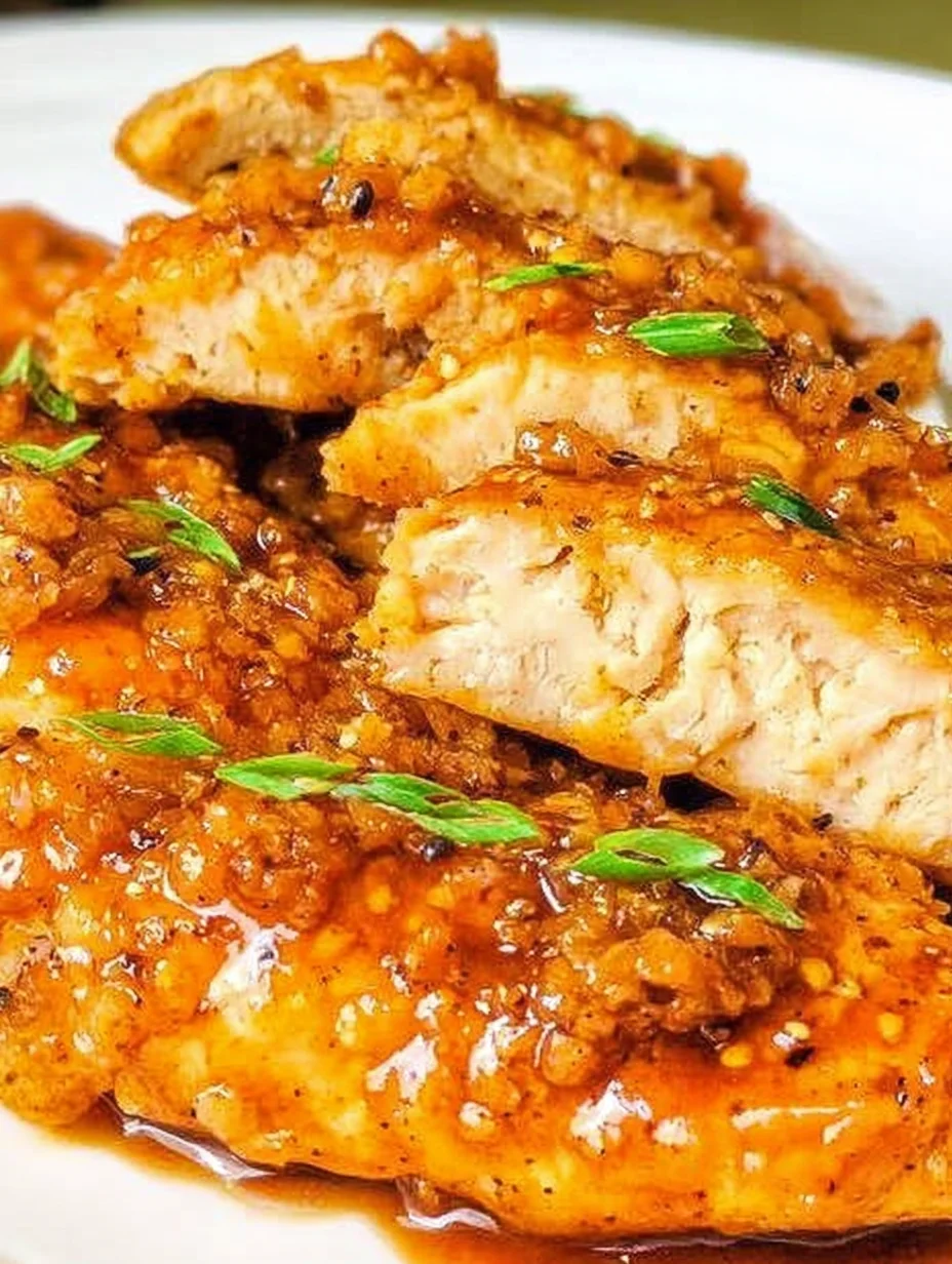 Double Crunch Honey Garlic Chicken Breasts