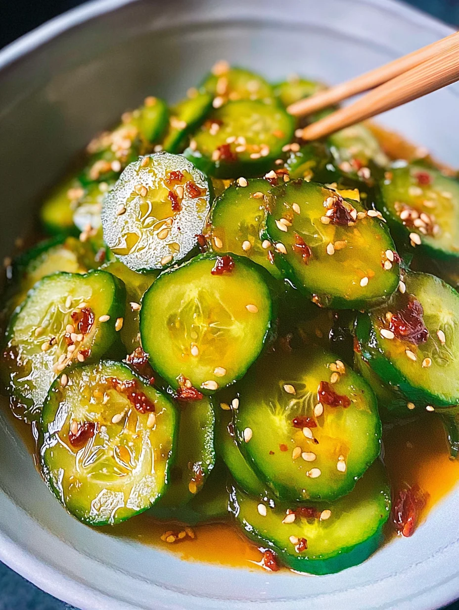Easy Asian Cucumber Salad