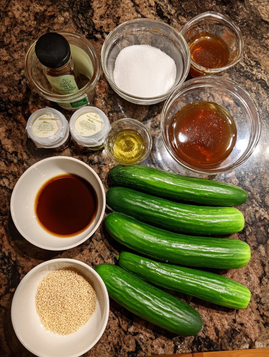 Easy Asian Cucumber Salad