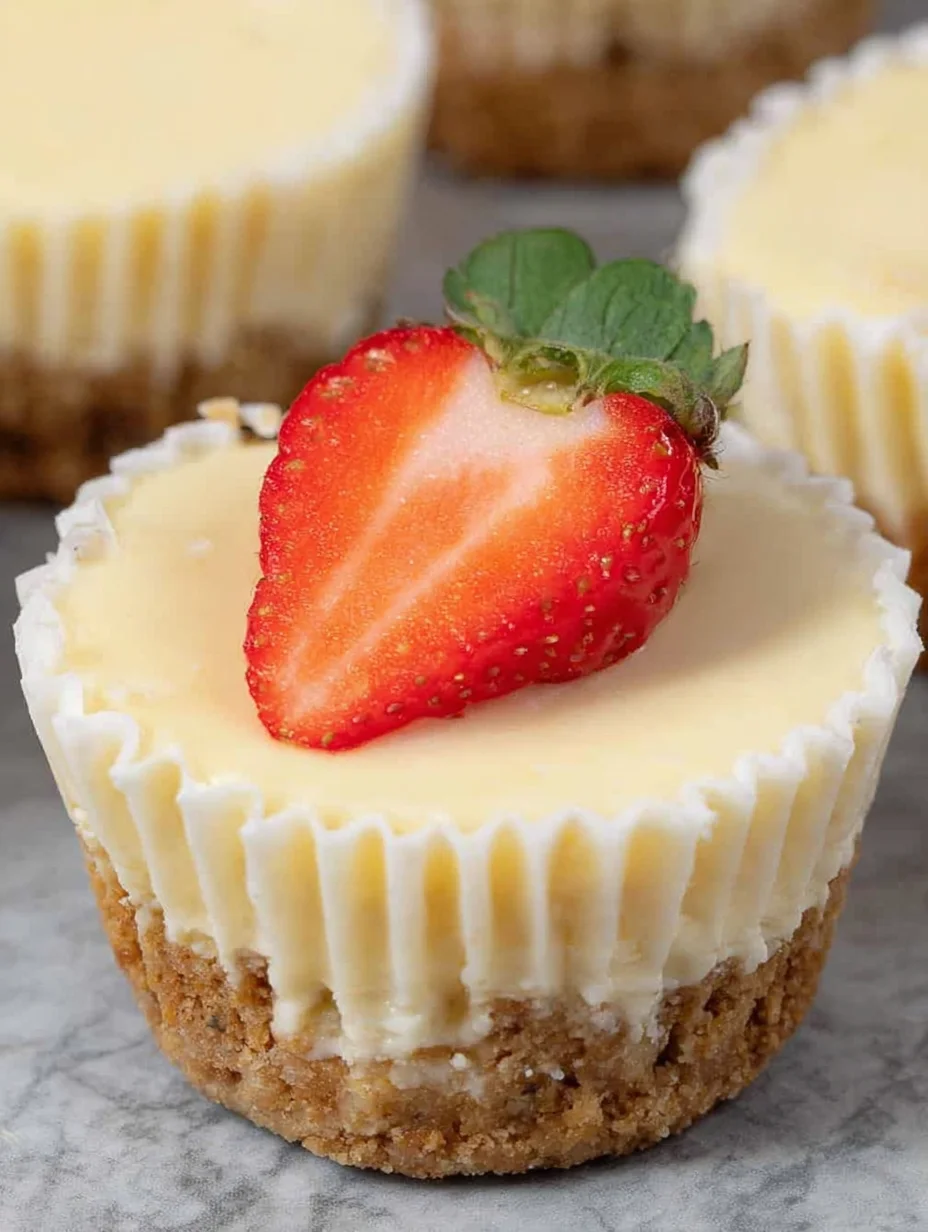 Easy Mini Cheesecakes