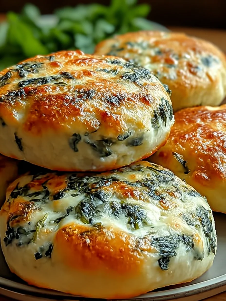 Easy Spinach Cottage Cheese Flagels