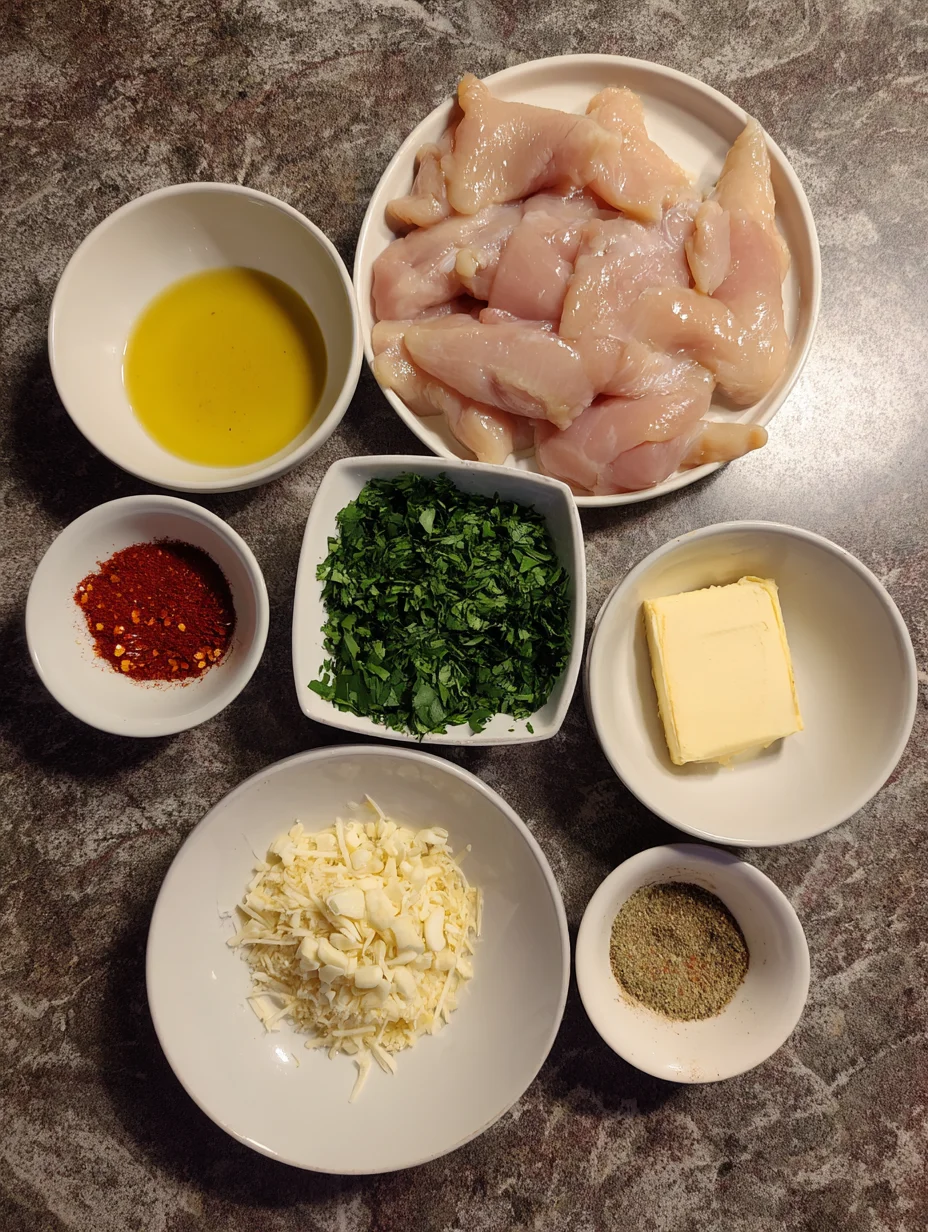 Garlic Parmesan Chicken Skewers